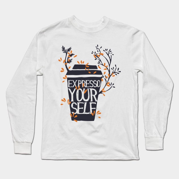 Expresso Long Sleeve T-Shirt by Verboten